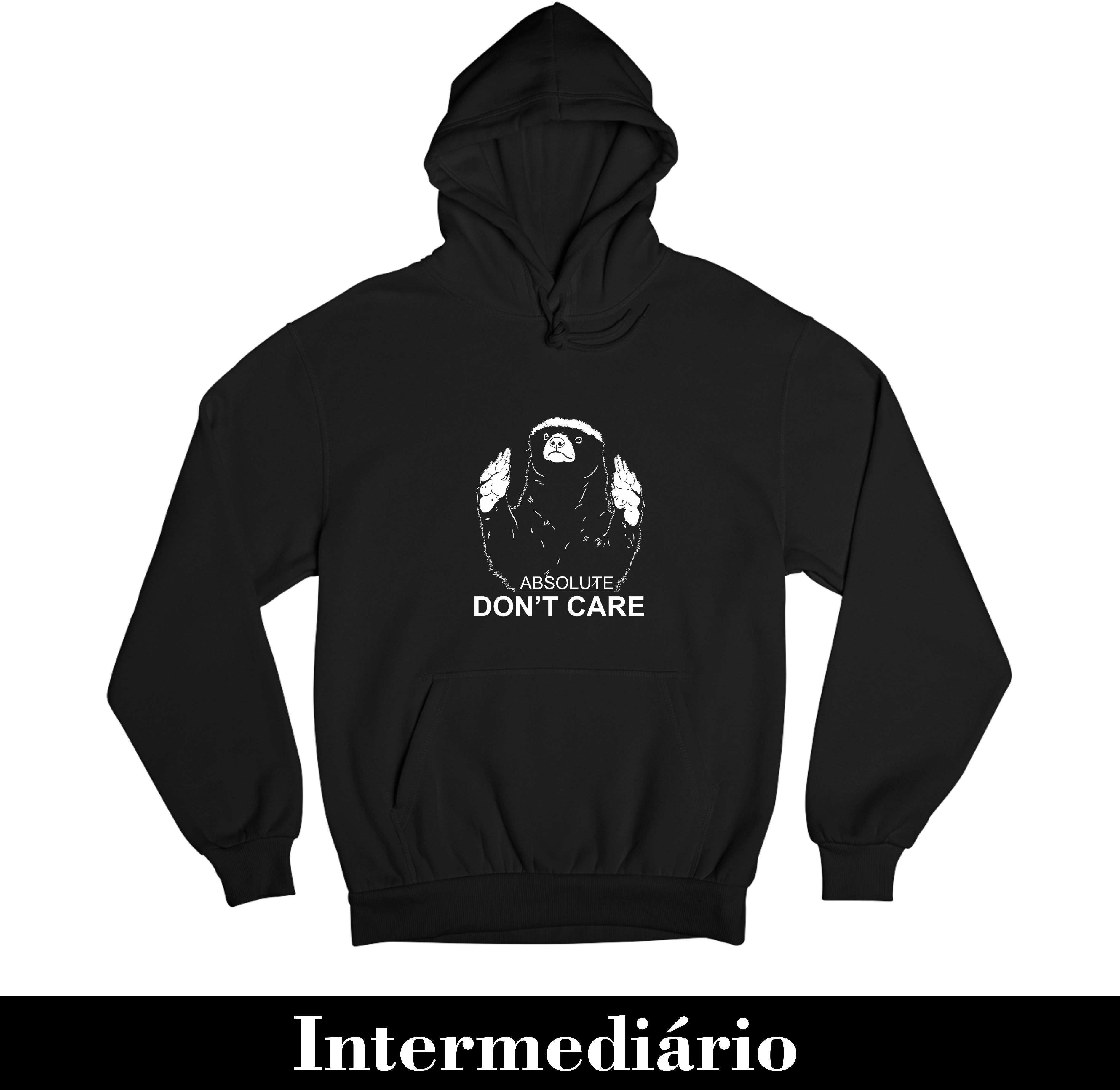 Moletom canguru com capuz btc int.